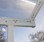 Tettoia per auto in alluminio Sierra Palram - Canopia 3 x 6,1 m grigio - immagine 3