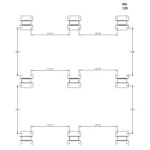 Doppia tettoia per auto in alluminio antracite e policarbonato 6mm X-METAL - immagine 17