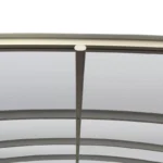 Doppia tettoia per auto in alluminio laccato bianco e policarbonato 6mm X-METAL - immagine 8