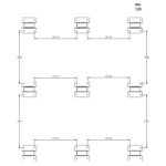 Doppia tettoia per auto in alluminio laccato bianco e policarbonato 6mm X-METAL - immagine 12