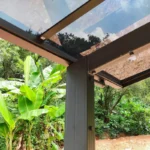 Tettoia per auto 2 pali 15m² in alluminio e policarbonato trasparente FALCON - X-METAL - immagine 5