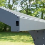 Arizona Breeze 5000 tettoia in alluminio e policarbonato grigio - Canopia by Palram - immagine 8