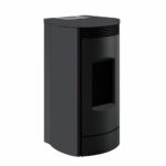 Stufa a pellet Caminetti Montegrappa Noir M MW24 19,7 kW Idro Grigio - immagine 2