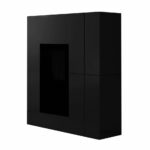 Stufa a pellet Edilkamin Blade2 H 22 Up bianco opaco 23 kW ad acqua wifi - immagine 3