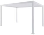Pergola in alluminio Myara 394x296x250 cm bianco - immagine 2