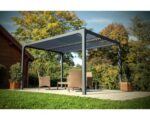 Pergola bioclimatica in alluminio 3630 antracite 360x300 cm