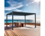 Pergola bioclimatica in alluminio 3630 antracite 360x300 cm - immagine 8