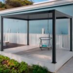 Pergola in alluminio Myara 394x296x250 cm antracite