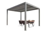 Pergola bioclimatica in alluminio Atena100 295x392xH250 cm antracite - immagine 2