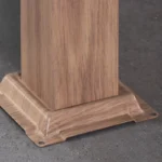 Pergola bioclimatica da esterno 3x3 m in alluminio effetto legno - Alma - immagine 5