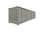 Container per spedizioni High Cube da 40 piedi con lato aperto, primo viaggio
