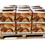 Legna da ardere di faggio/frassino in scatola - 10 kg - 33 cm. Certificata FSC e Biomassplus-Ecologica-Per Barbecue, Camini, Stufe e Forni. 18 scatole