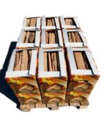 Legna da ardere di faggio/frassino in scatola - 10 kg - 33 cm. Certificata FSC e Biomassplus-Ecologica-Per Barbecue, Camini, Stufe e Forni. 18 scatole - immagine 2