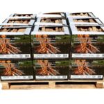 Legnetti Accendifuoco di Latifoglie - 22 cm - Certificati FSC e BiomassPlus - Naturali, Ecologici - Per Barbecue, Camini, Stufe e Forni. 18 scatole