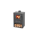 Stufa a Legna in Acciaio Koine Antracite 9,7 KW