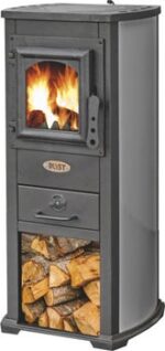 Stufa a Legna Berna Lux S 5.3 kW Antracite - immagine 4