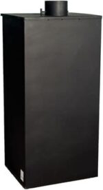 Stufa a Legna e Carbone con Forno in Acciaio 10,9 - 14 kW Ischia Con Termometro e Regolazione Aria Primaria e Secondaria - immagine 4