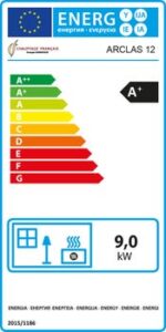 Stufa a legna Sannover Arclas 12 kW - immagine 4