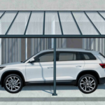 Tettoia per auto in alluminio Sierra Palram - Canopia 3 x 6,1 m grigio
